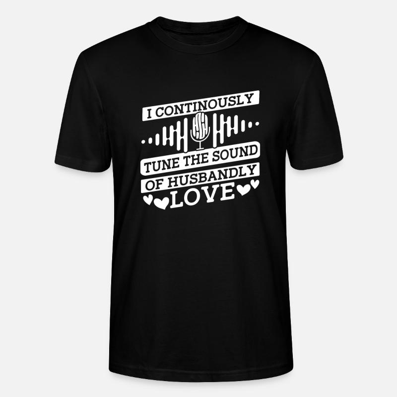 Tontechniker Toningenieur Tontechniker Ehemann - Stanley/Stella Unisex Bio-T-Shirt CRAFTER - Schwarz