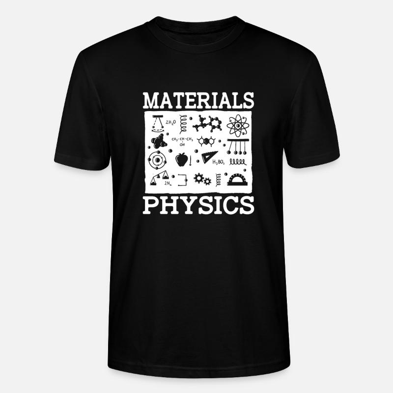 Physics Phyiker Applied Physics - Stanley/Stella CRAFTER Unisex Organic T-Shirt - black