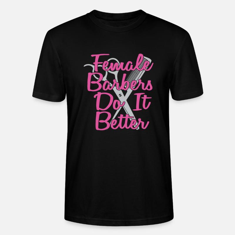 Coiffeur Coiffeur Coiffeur - T-shirt bio CRAFTER Stanley Stella Unisexe - noir