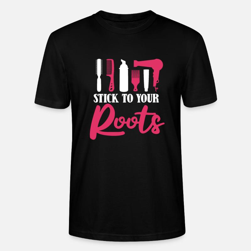 Coiffeur Coiffeur Coiffeur - T-shirt bio CRAFTER Stanley Stella Unisexe - noir