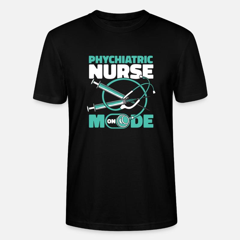 Krankenschwester - Stanley/Stella Unisex Bio-T-Shirt CRAFTER - Schwarz