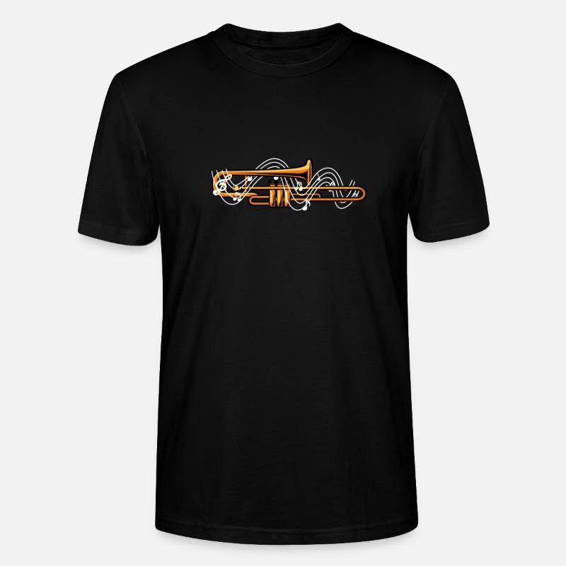 Trombone de peloton musical - T-shirt bio CRAFTER Stanley Stella Unisexe - noir
