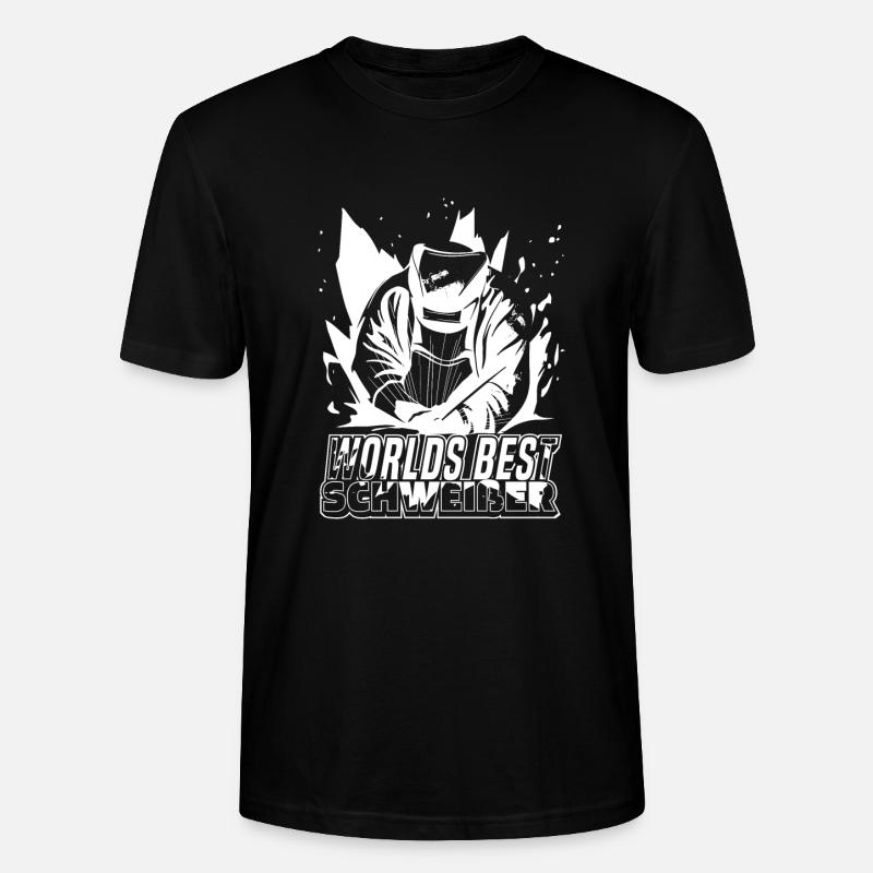 Blacksmith Metal Worker Locksmith - Stanley/Stella CRAFTER Unisex Organic T-Shirt - black