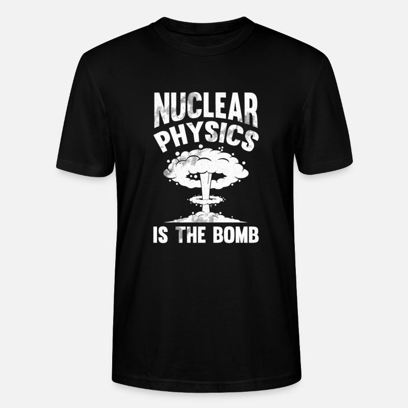 Physique Phyiker Physique nucléaire - T-shirt bio CRAFTER Stanley Stella Unisexe - noir