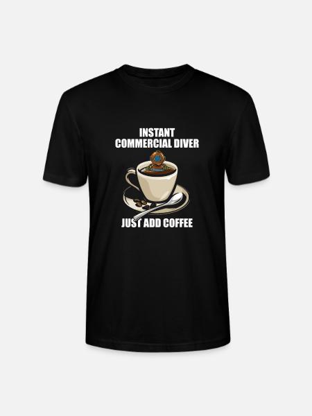 Diving Divers Commercial Diving - Stanley/Stella CRAFTER Unisex Organic T-Shirt - black