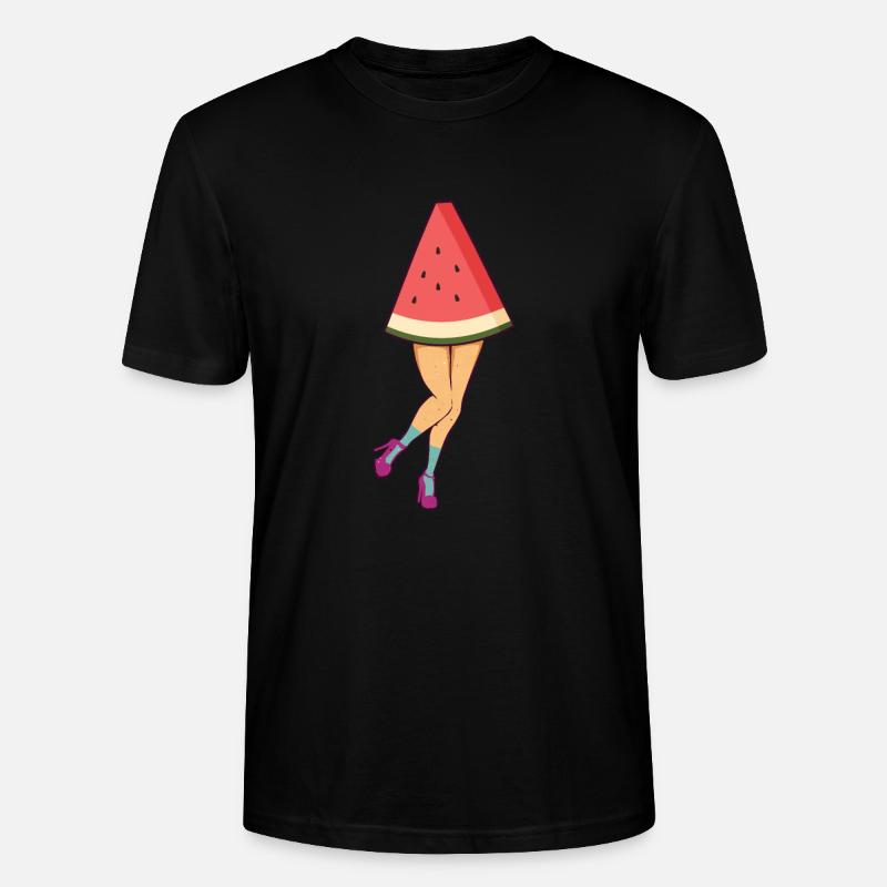 Cuisses de pastèque - T-shirt bio CRAFTER Stanley Stella Unisexe - noir