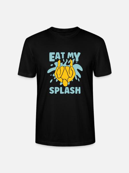 Diving Diver spraying - Stanley/Stella CRAFTER Unisex Organic T-Shirt - black