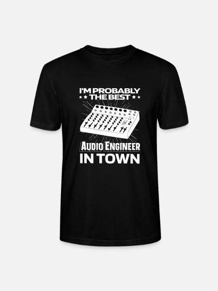 Sound Engineer Mixer - Stanley/Stella CRAFTER Unisex Organic T-Shirt - black