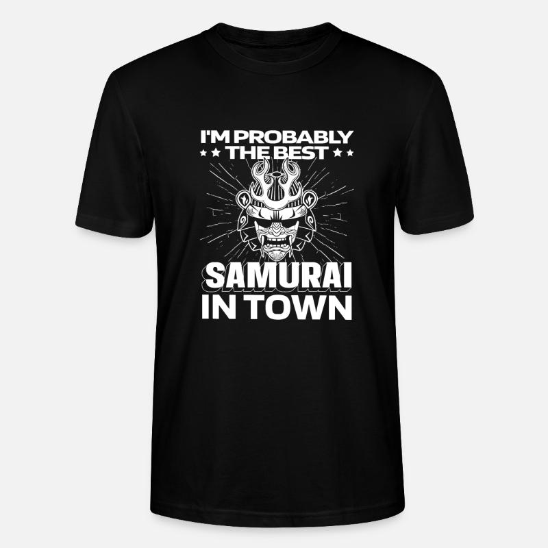 Samurai - Stanley/Stella Unisex Bio-T-Shirt CRAFTER - Schwarz