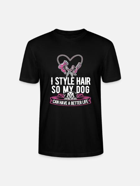 Coiffeur Coiffeur Chien - T-shirt bio CRAFTER Stanley Stella Unisexe - noir