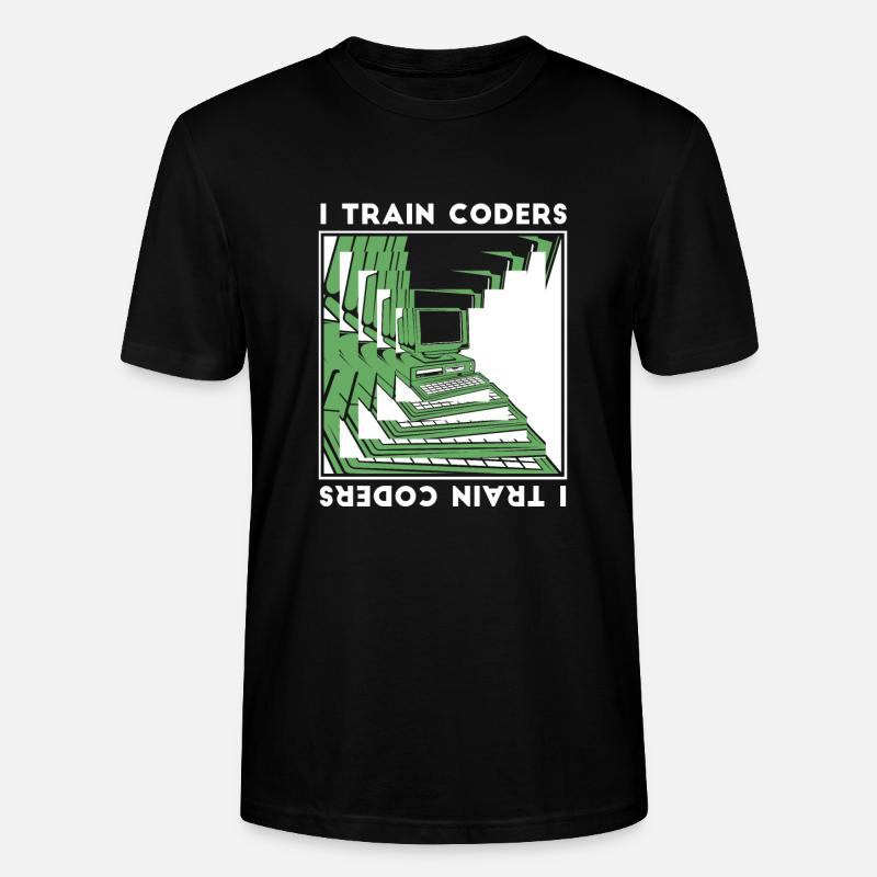 Développeur Codeur Programmeur Encodeur - T-shirt bio CRAFTER Stanley Stella Unisexe - noir