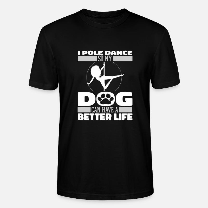 Chien de Pole Dancing - T-shirt bio CRAFTER Stanley Stella Unisexe - noir