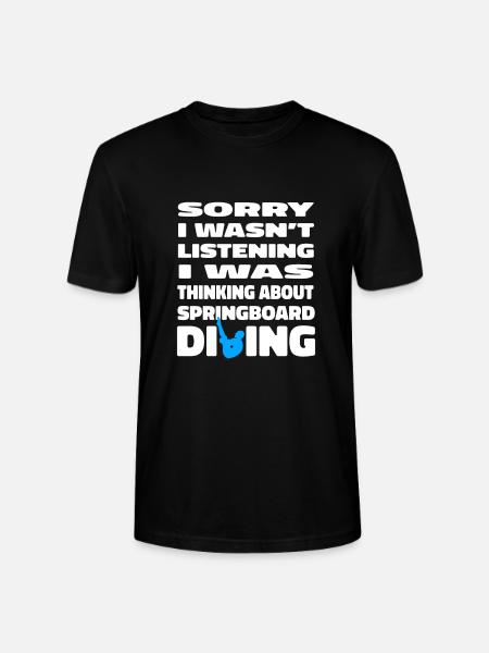 Diving Divers Lustig - Stanley/Stella CRAFTER Unisex Organic T-Shirt - black