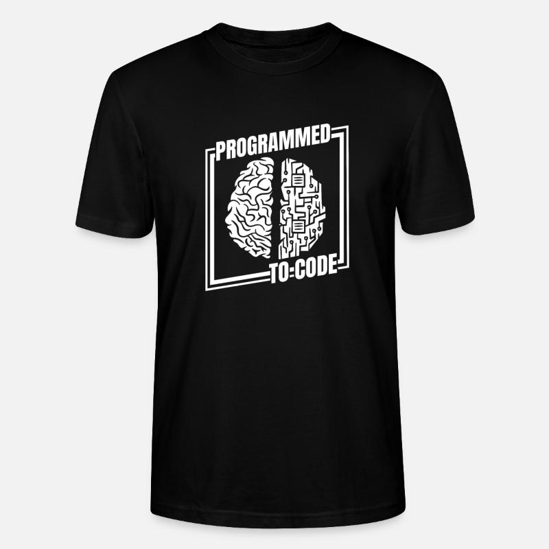 Entwickler Coder Programmierer Witzig - Stanley/Stella Unisex Bio-T-Shirt CRAFTER - Schwarz