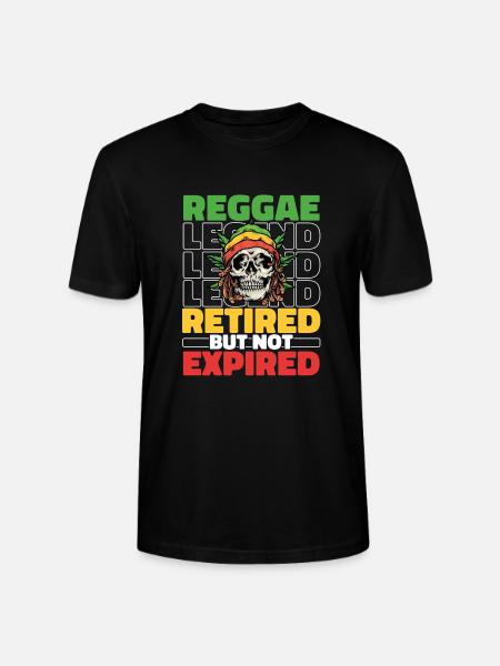 Reggae in retirement - Stanley/Stella CRAFTER Unisex Organic T-Shirt - black
