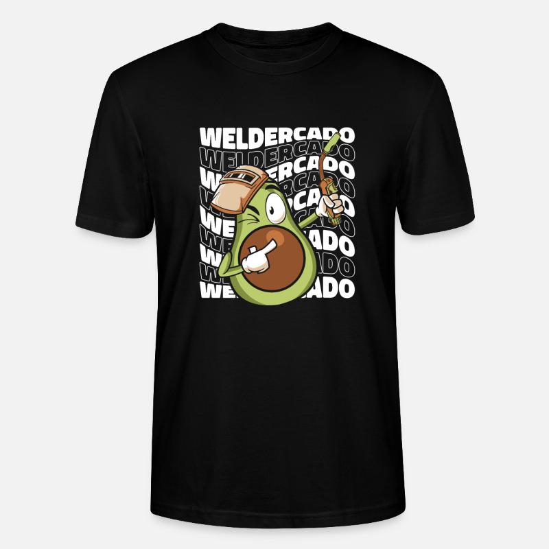 Welder Locksmith Avocado - Stanley/Stella CRAFTER Unisex Organic T-Shirt - black