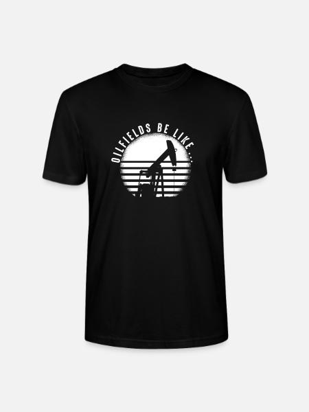 Ölfeld Bohrinsel - Stanley/Stella Unisex Bio-T-Shirt CRAFTER - Schwarz
