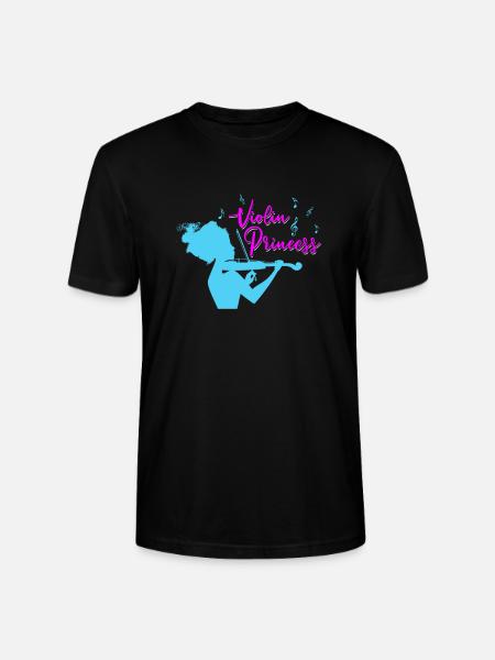 Violon Princesse - T-shirt bio CRAFTER Stanley Stella Unisexe - noir