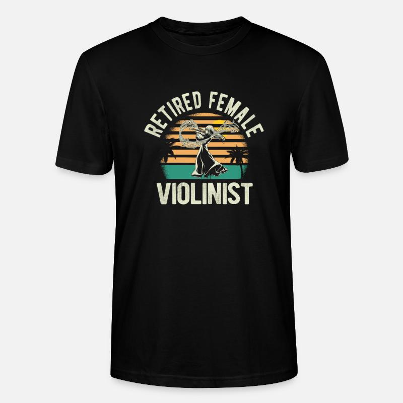 Violon Violon Retiré - T-shirt bio CRAFTER Stanley Stella Unisexe - noir
