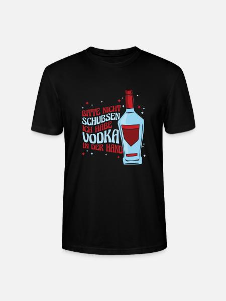 Vodka Wodka Witzig Wodka - Stanley/Stella Unisex Bio-T-Shirt CRAFTER - Schwarz