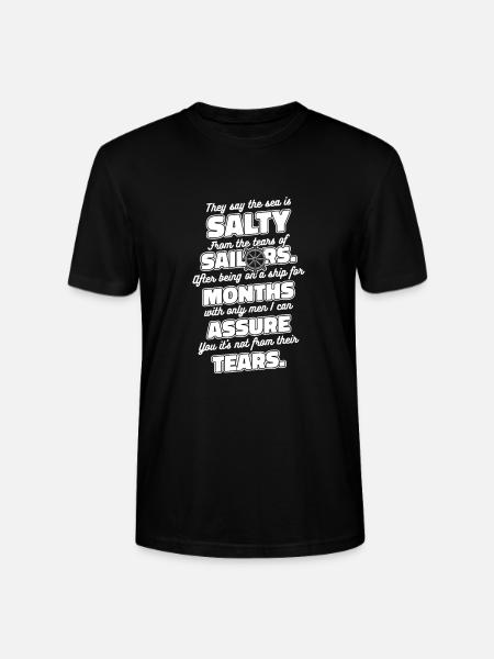Sailing Sailor Sailboat - Stanley/Stella CRAFTER Unisex Organic T-Shirt - black