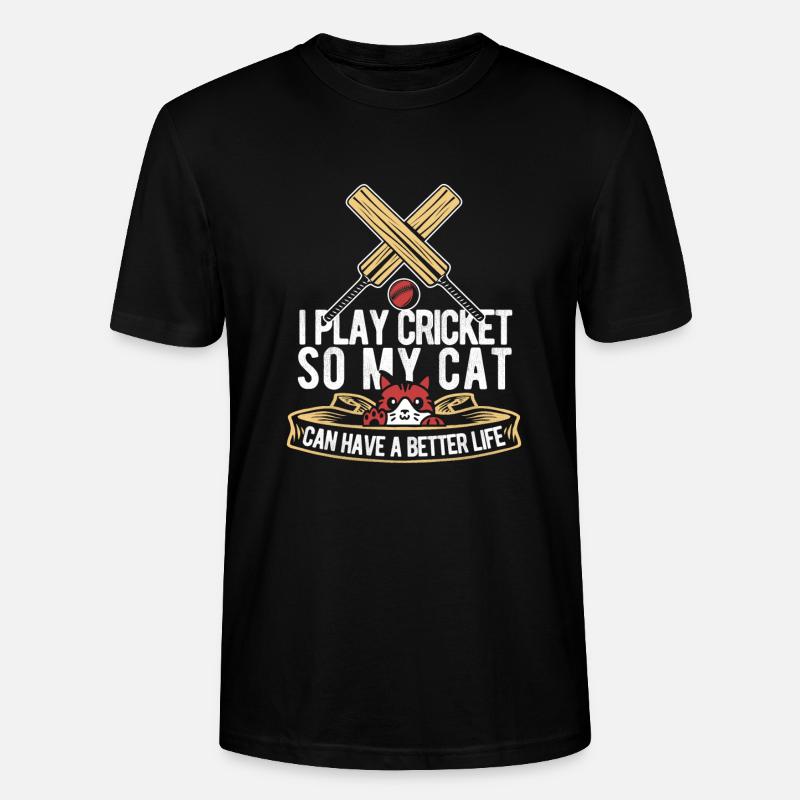 Chat de cricket - T-shirt bio CRAFTER Stanley Stella Unisexe - noir