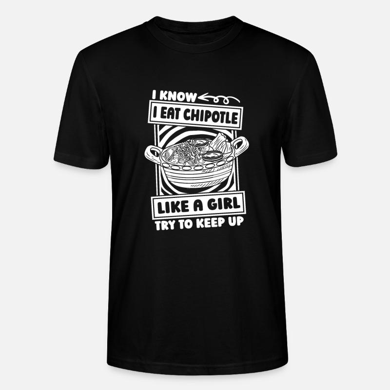 Chipotle Mädchen - Stanley/Stella Unisex Bio-T-Shirt CRAFTER - Schwarz