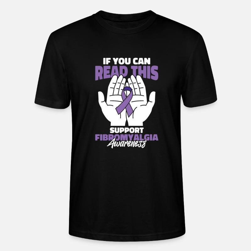 Fibromyalgie rhumatisme mains - T-shirt bio CRAFTER Stanley Stella Unisexe - noir