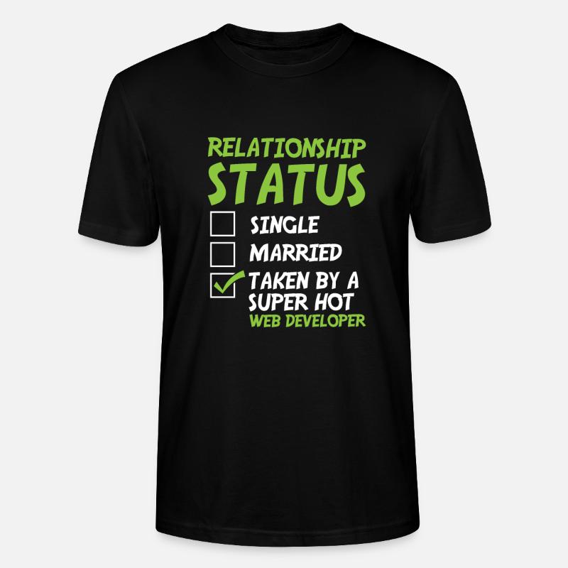 Web Developer Web Developer Funny - Stanley/Stella CRAFTER Unisex Organic T-Shirt - black