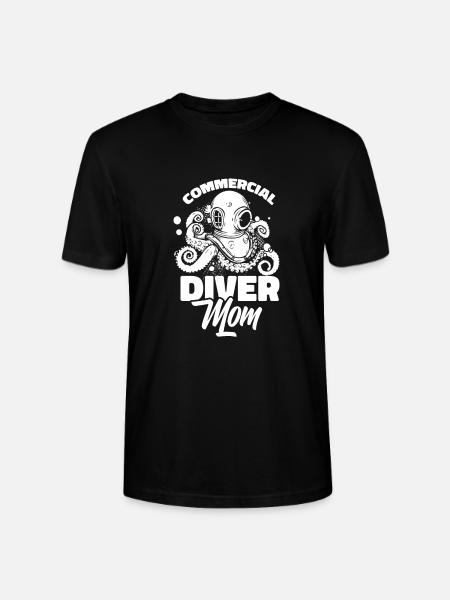 Diving Divers Commercial Diving - Stanley/Stella CRAFTER Unisex Organic T-Shirt - black