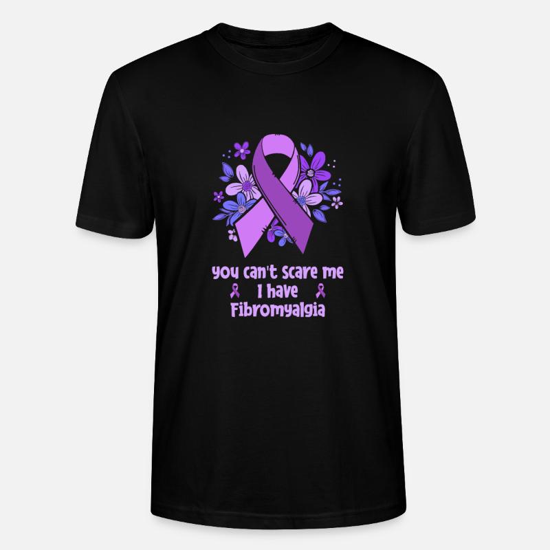 Fibromyalgie Rheuma Blume - Stanley/Stella Unisex Bio-T-Shirt CRAFTER - Schwarz