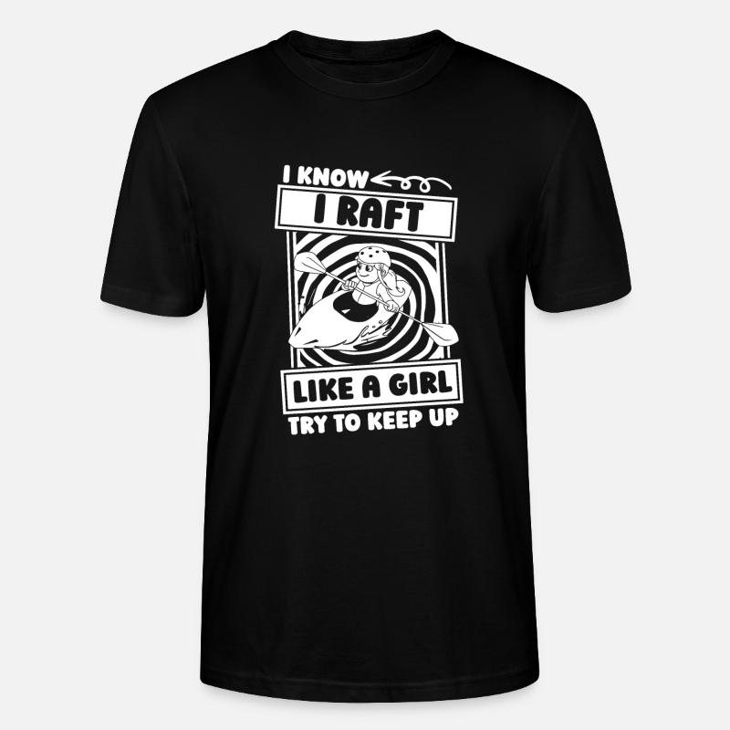 rafting - T-shirt bio CRAFTER Stanley Stella Unisexe - noir