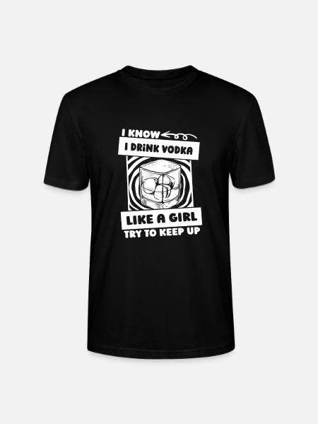 Vodka Wodka - Stanley/Stella CRAFTER Unisex Organic T-Shirt - black