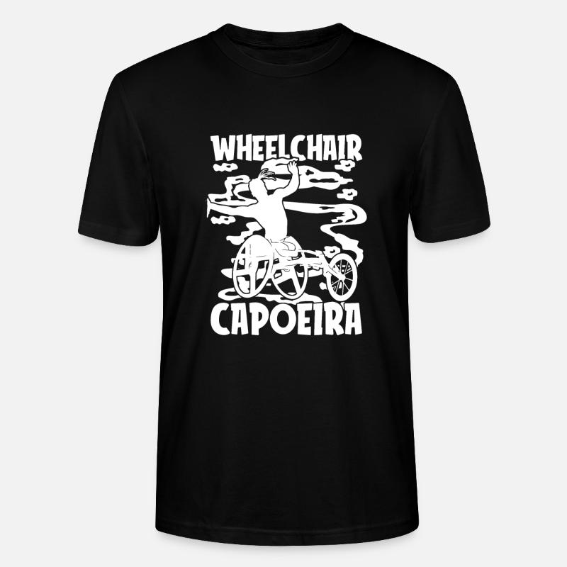 Capoeira Kampftanz Rollstuhl - Stanley/Stella Unisex Bio-T-Shirt CRAFTER - Schwarz