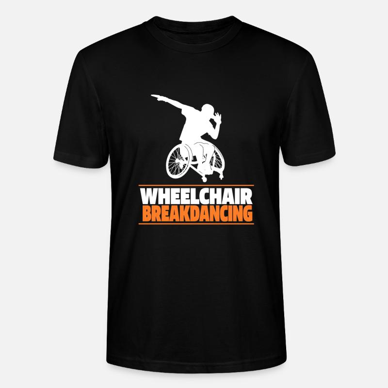 Breakdance Breakdancer Breakdancing Rollstuhl - Stanley/Stella Unisex Bio-T-Shirt CRAFTER - Schwarz