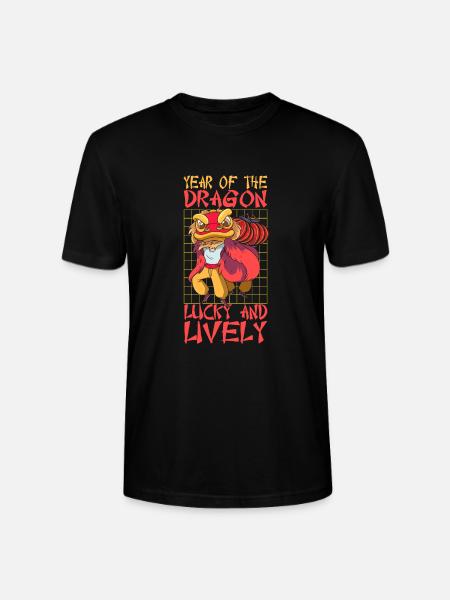 Année du Dragon 2024 - T-shirt bio CRAFTER Stanley Stella Unisexe - noir