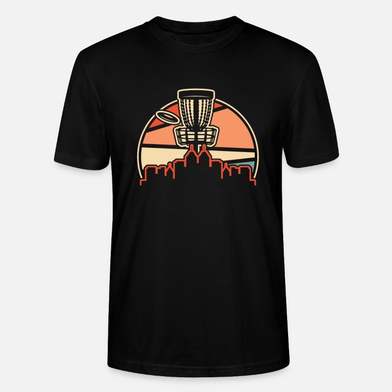 Frisbee Golf Disc Golf - Stanley/Stella CRAFTER Unisex Organic T-Shirt - black