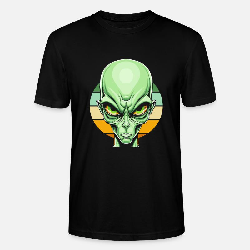 Alien Außerirdischer - T-shirt bio CRAFTER Stanley Stella Unisexe - noir