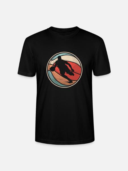Basketball Basketball Player - Stanley/Stella CRAFTER Unisex Organic T-Shirt - black