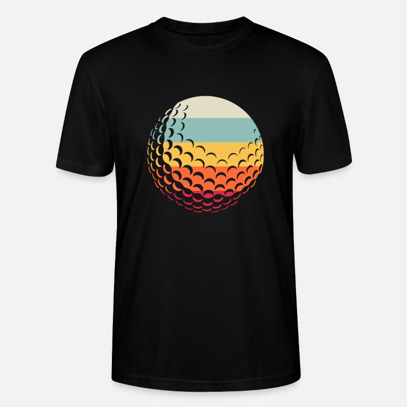 Golf Golfeurs Golfeurs - T-shirt bio CRAFTER Stanley Stella Unisexe - noir