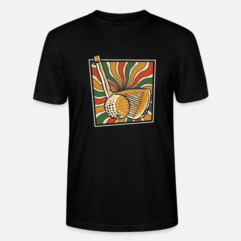 Golf Golfeurs Golfeurs - T-shirt bio CRAFTER Stanley Stella Unisexe - noir