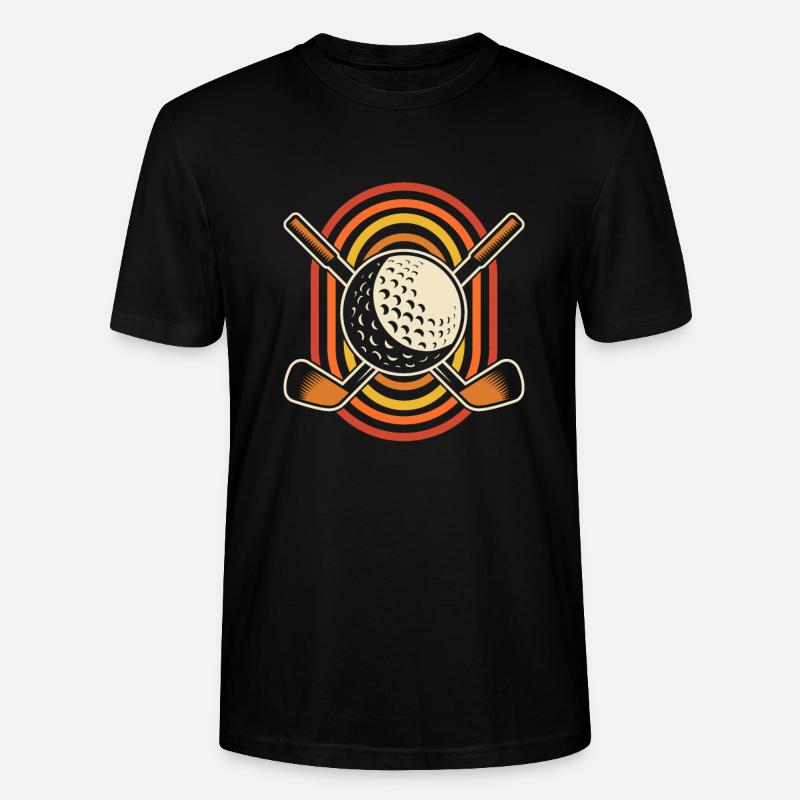 Golf Golfer Golfen - Stanley/Stella Unisex Bio-T-Shirt CRAFTER - Schwarz