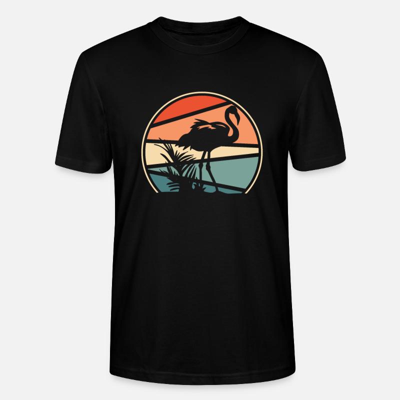 Flamant - T-shirt bio CRAFTER Stanley Stella Unisexe - noir