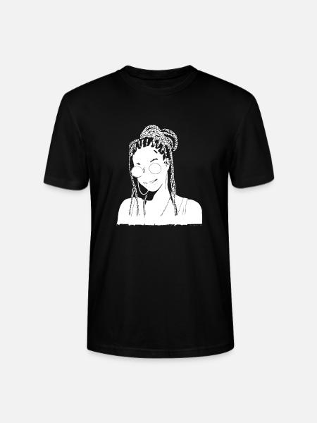 Rasta Hair Dreadlocks Dreads - Stanley/Stella CRAFTER Unisex Organic T-Shirt - black