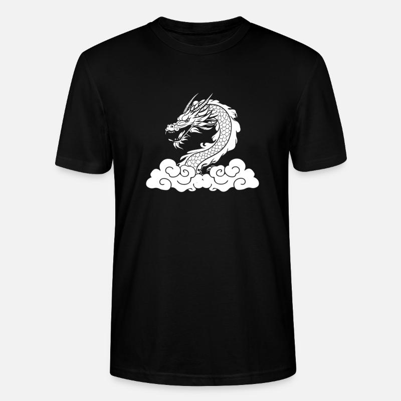 Année du Dragon 2024 - T-shirt bio CRAFTER Stanley Stella Unisexe - noir