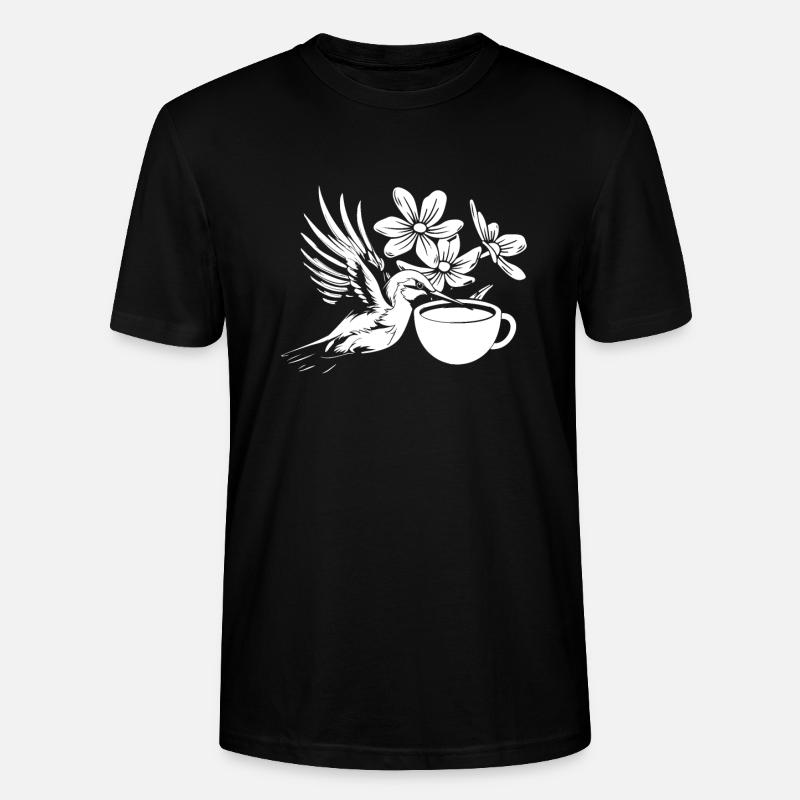 Kolibri - Stanley/Stella Unisex Bio-T-Shirt CRAFTER - Schwarz