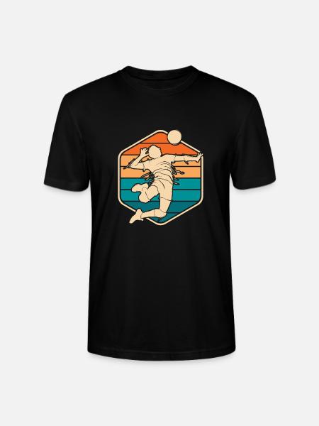Volleyball Volleyballer - Stanley/Stella CRAFTER Unisex Organic T-Shirt - black