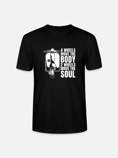 Trottinette - T-shirt bio CRAFTER Stanley Stella Unisexe - noir