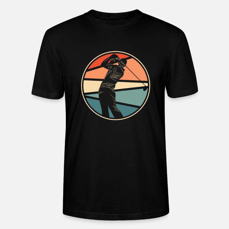 Golf Golfeurs Golfeurs - T-shirt bio CRAFTER Stanley Stella Unisexe - noir
