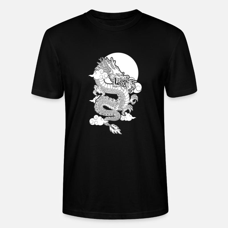 Année du Dragon 2024 - T-shirt bio CRAFTER Stanley Stella Unisexe - noir